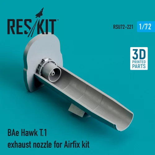 ResKit Models BAe Hawk T.1 exhaust nozzle for Airfix kit (3D Printed) - hajtómű-fúvócső