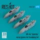 ResKit Models AH-64 Apache early pylons for Academy kit (3D Printed) - fegyverfelfüggesztő pilonok