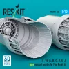 ResKit Models F-15 Eagle/Strike Eagle (A,B,C,D,E korai,J) F100-PW-220 nyitott – hajtómű-fúvócsövek