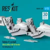ResKit Models Rafale B cockpit (Basic edition with 3D decals) for HobbyBoss kit (3D Printed) - Rafale B – alap cockpitkészlet 3D matricákkal
