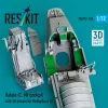 ResKit Models Rafale (C, M) cockpit with 3D decals for HobbyBoss kit (3D Printed) - cockpitkészlet 3D matricákkal