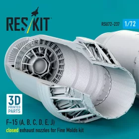   ResKit Models F-15 Eagle/Strike Eagle (A,B,C,D,E korai,J) F100-PW-220 zárt – hajtómű-fúvócsövek