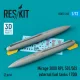 ResKit Models Mirage 2000 RPL 501/502 external fuel tanks 1700lt (2 pcs) (3D Printed) - Mirage 2000 RPL 501/502 – külső üzemanyag-póttartályok, 2 db