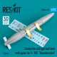 ResKit Models F-105 Thunderchief – 650 gallonos törzs alatti üzemanyag-póttartály pilonnal, 1 db