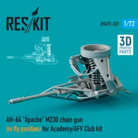   ResKit Models AH-64 Apache M230 chain gun (in fly position) for Academy / AFV Club kit (3D Printed) - M230 Chain Gun gépágyú, repülési helyzetben