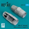 ResKit Models MiG-29 Fulcrum exhaust nozzles for Trumpeter kit (3D Printed) - hajtómű-fúvócsövek