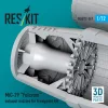 ResKit Models MiG-29 Fulcrum exhaust nozzles for Trumpeter kit (3D Printed) - hajtómű-fúvócsövek
