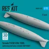 ResKit Models Tornado F3/GR1/GR4 – 1500 literes szegecselt szárny alatti üzemanyag-póttartályok, 2 db