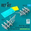 ResKit Models Mi-8 Hip weapon mounting frame with BD3-57KrV for Hobby Boss kit (USSR/UKRAINE Early) (2 pcs) (3D Printed) - fegyverfelfüggesztő keret, 2 db