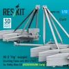 ResKit Models Mi-8 Hip weapon mounting frame with BD3-57KrV for Hobby Boss kit (USSR/UKRAINE Early) (2 pcs) (3D Printed) - fegyverfelfüggesztő keret, 2 db