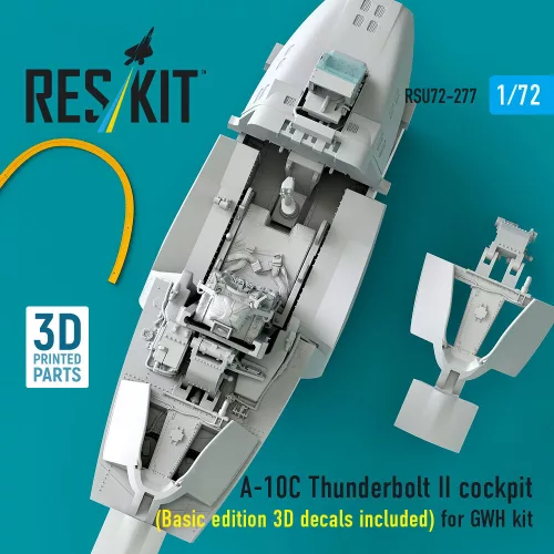ResKit Models A-10C Thunderbolt II – alap cockpitkészlet 3D matricákkal