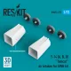 ResKit Models F-14(A, B, D) Tomcat air intakes for GWH kit (3D Printed) - légbeömlők