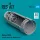 ResKit Models Mirage 2000 exhaust nozzle for Modelsvit kit (3D Printed) - hajtómű-fúvócső