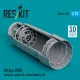 ResKit Models Mirage 2000 exhaust nozzle for Italeri/Revell kit (3D Printed) - hajtómű-fúvócső