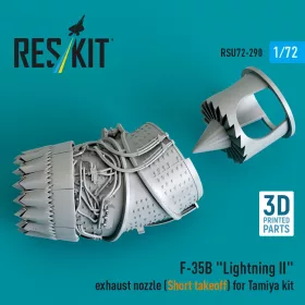   ResKit Models F-35B Lightning II exhaust nozzle (Short takeoff) for Tamiya kit (3D printed) - hajtómű-fúvócső