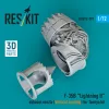 ResKit Models F-35B Lightning II exhaust nozzle (Vertical Landing) for Tamiya kit (3D printed) - hajtómű-fúvócső