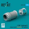 ResKit Models F-35B Lightning II exhaust nozzle (Parked/Fly) for Tamiya kit (3D printed) - hajtómű-fúvócső