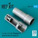 ResKit Models F-4 (E, J, F, G, S) Phantom II exhaust nozzles for Academy kit (3D Printed) - hajtómű-fúvócsövek