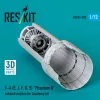 ResKit Models F-4 (E, J, F, G, S) Phantom II exhaust nozzles for Academy kit (3D Printed) - hajtómű-fúvócsövek