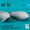 ResKit Models Tornado IDS/ECR 1500L underwing fuel tanks (welded) (German/Italian) (2 pcs) (3D Printed) - 1500 literes szárny alatti üzemanyag-póttartályok, 2 db