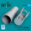 ResKit Models F-4 (E, J, F, G, S) Phantom II exhaust nozzles for Revell kit (3D Printed) - hajtómű-fúvócsövek