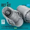 ResKit Models F-15 Eagle/Strike Eagle (A, B, C, D, E korai, J) F100-PW-220 zárt – hajtómű-fúvócsövek