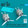 ResKit Models PBY-5/5A/ OA-10A Catalina Propeller, engines & cowling for Academy/Revell/Wolfpack kit (3D printed) - légcsavar, motor