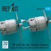 ResKit Models PBY-5/5A/ OA-10A Catalina Propeller, engines & cowling for Academy/Revell/Wolfpack kit (3D printed) - légcsavar, motor