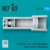 ResKit Models F-104 (A, C, D, J, G) Starfighter exhaust nozzle for Hasegawa kit (3D Printed) - hajtómű-fúvócső