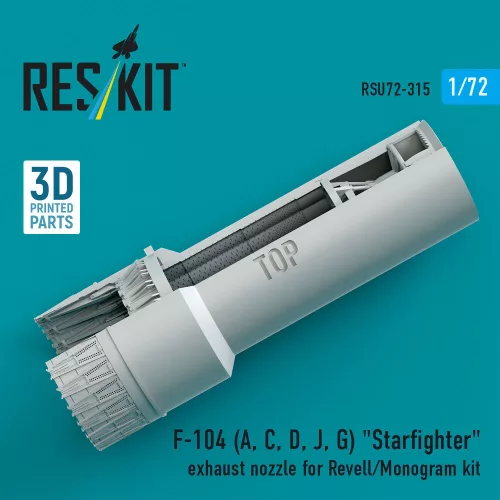 ResKit Models F-104 (A, C, D, J, G) Starfighter – hajtómű-fúvócső, Revell / Monogram maketthez