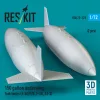 ResKit Models 150 gallon underwing fuel tanks (F-5E/F/N, F-20, AT-3) (2 pcs) (3D Printed) - 150 gallonos szárny alatti üzemanyag-póttartályok, 2 db