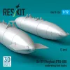 ResKit Models Su-25 Frogfoot PTB-800 underwing fuel tanks (2 pcs) (3D Printed) - Su-25 Frogfoot PTB-800 – szárny alatti üzemanyag-póttartályok, 2 db