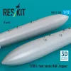 ResKit Models 1200 L fuel tanks RAF Jaguar (2 pcs) (3D Printed) - 1200 literes üzemanyag-póttartályok, 2 db