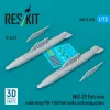 ResKit Models MiG-29 Fulcrum – PTB-1150 szárny alatti üzemanyag-póttartályok pilonokkal, 2 db