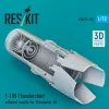 ResKit Models F-105 Thunderchief exhaust nozzle for Trumpeter kit (3D Printed) - hajtómű-fúvócső