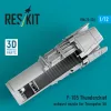 ResKit Models F-105 Thunderchief exhaust nozzle for Trumpeter kit (3D Printed) - hajtómű-fúvócső