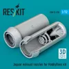 ResKit Models Jaguar exhaust nozzles for HobbyBoss kit (3D Printed) - hajtómű-fúvócsövek