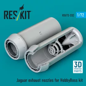   ResKit Models Jaguar exhaust nozzles for HobbyBoss kit (3D Printed) - hajtómű-fúvócsövek