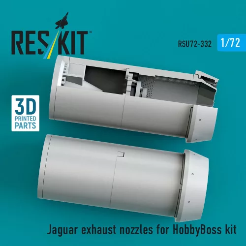 ResKit Models Jaguar exhaust nozzles for HobbyBoss kit (3D Printed) - hajtómű-fúvócsövek