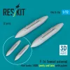 ResKit Models F-14 Tomcat – 1000 literes külső üzemanyag-póttartályok pilonokkal, korai és késői változat, 2 db