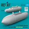 ResKit Models F-14 Tomcat – 1000 literes külső üzemanyag-póttartályok pilonokkal, korai és késői változat, 2 db