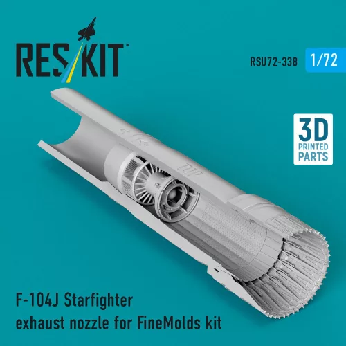 ResKit Models F-104J Starfighter exhaust nozzle (3D Printed) for Fine Molds - hajtómű-fúvócső