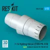 ResKit Models F-16 Fighting Falcon (F100-PW-220) open exhaust nozzle (3D Printed) for Revell - F-16 Fighting Falcon (F100-PW-220) nyitott – hajtómű-fúvócső