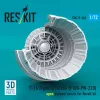 ResKit Models F-16 Fighting Falcon (F100-PW-220) open exhaust nozzle (3D Printed) for Revell - F-16 Fighting Falcon (F100-PW-220) nyitott – hajtómű-fúvócső