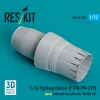ResKit Models F-16 Fighting Falcon (F100-PW-229) open exhaust nozzle (3D Printed) for Revell - F-16 Fighting Falcon (F100-PW-229) nyitott – hajtómű-fúvócső