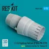 ResKit Models F-16 Fighting Falcon (F100-PW-229) open exhaust nozzle (3D Printed) for Tamiya - F-16 Fighting Falcon (F100-PW-229) nyitott – hajtómű-fúvócső