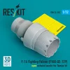 ResKit Models F-16 Fighting Falcon (F110-GE-129) open exhaust nozzle (3D Printed) for Tamiya - F-16 Fighting Falcon (F110-GE-129) nyitott – hajtómű-fúvócső