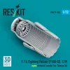 ResKit Models F-16 Fighting Falcon (F110-GE-129) open exhaust nozzle (3D Printed) for Tamiya - F-16 Fighting Falcon (F110-GE-129) nyitott – hajtómű-fúvócső
