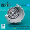 ResKit Models F-16 Fighting Falcon (F110-GE-129) open exhaust nozzle (3D Printed) for Tamiya - F-16 Fighting Falcon (F110-GE-129) nyitott – hajtómű-fúvócső