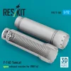 ResKit Models F-14D Tomcat open exhaust nozzles for GWH kit (3D Printed) - hajtómű-fúvócsövek